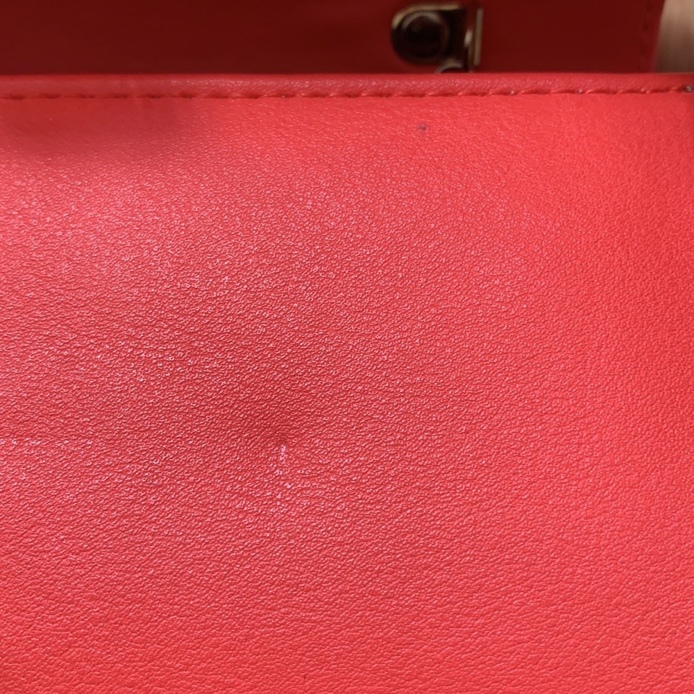 Orange Wristlet with Shoulder Strap - Picture 8 of 17